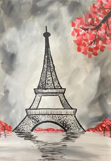 Eiffel Tower Paint Party