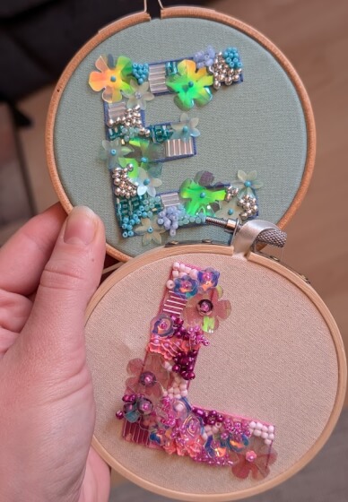 Embellished Initial Workshop