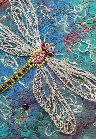 Embroidered Dragonfly Workshop