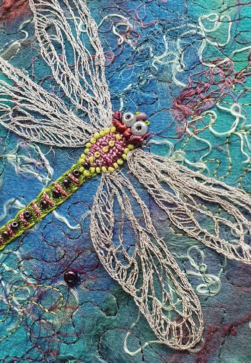 Embroidered Dragonfly Workshop