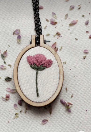 Embroidered Necklace Workshop