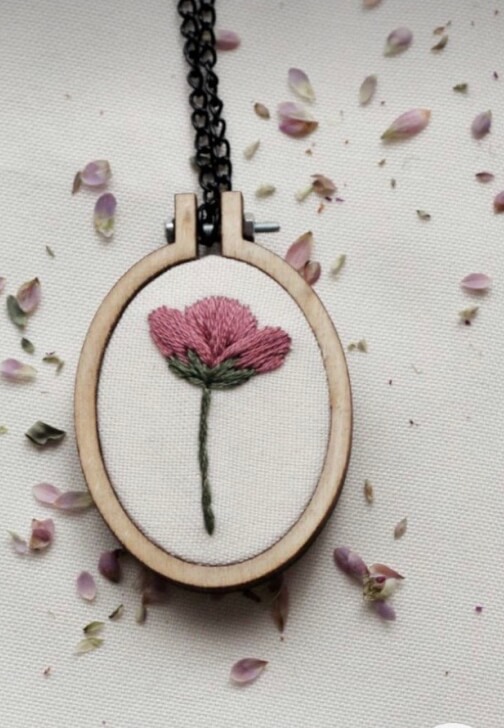 Embroidered Necklace Workshop