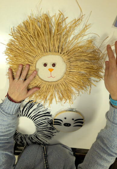 Embroidery Workshop: Animal Wall Hanging