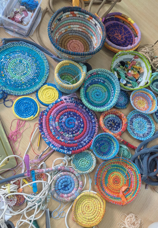 Fabric Scrap Bowl Workshop