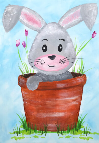 Family Paint and Sip Class - Stratton, Swindon