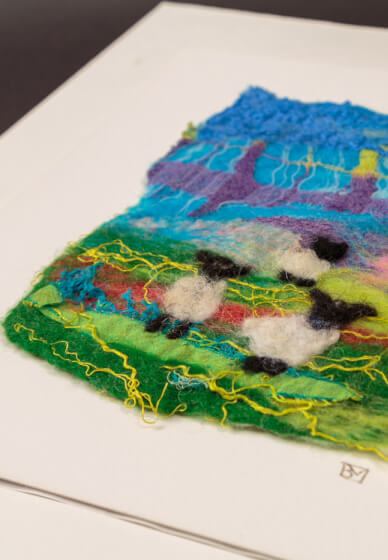 Felt Making Class: Painting with Woolly Fibres