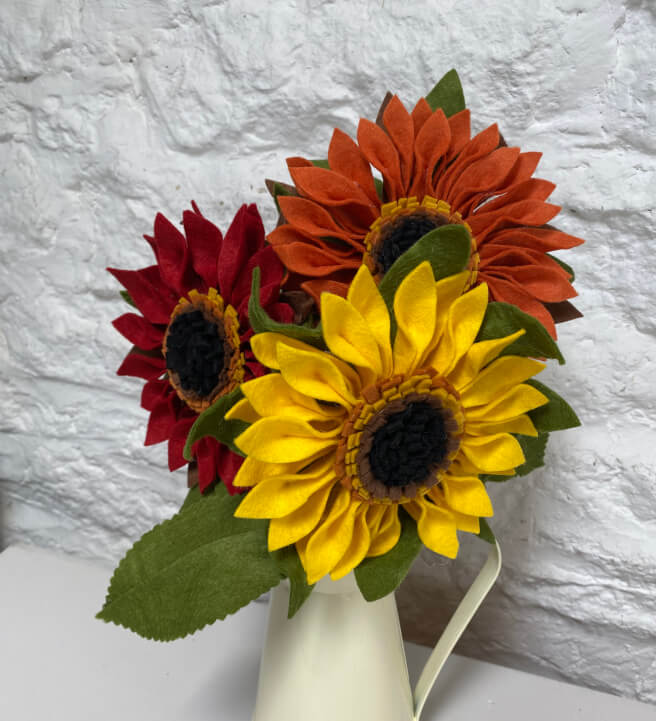 Felt Sunflowers Workshop