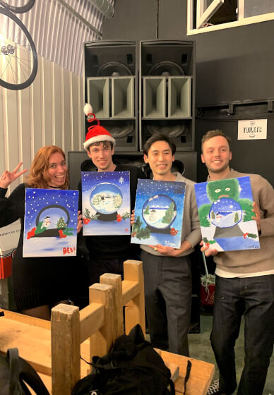 Festive Paint and Sip Experience