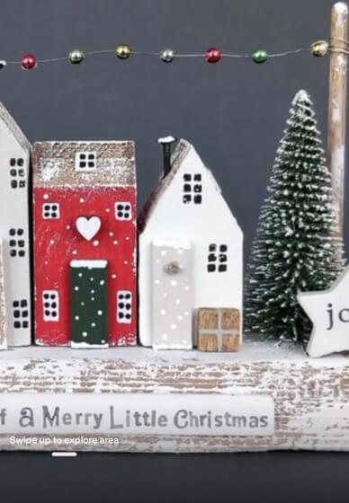 Festive Street Workshop – Create Your Own Wooden Village - Barton