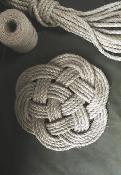 Flax Rope Trivet Workshop