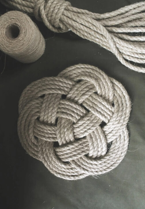 Flax Rope Trivet Workshop