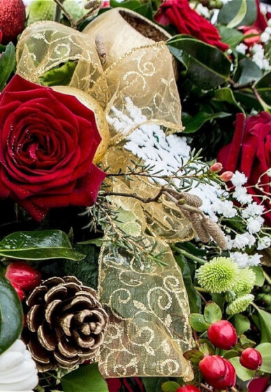 Floral Table Centrepiece Workshop for Christmas