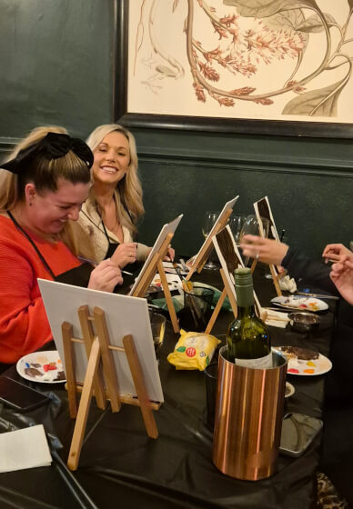 Fourth Wing Themed Paint and Sip Class