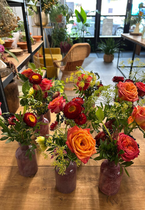 Fresh Flowers Bouquet Class