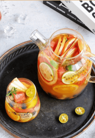 Fruit Cold Brew Tea Making