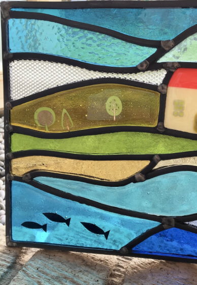 Fused and Stained Glass Panel Course