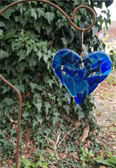 Fused Glass Class: Blue Heart
