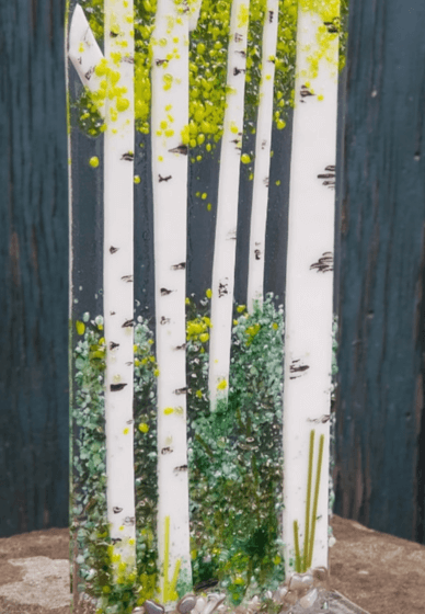 Fused Glass Class: Silver Birch Forest