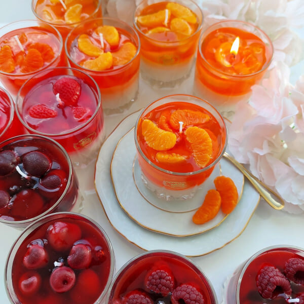 Gel Candle Making and Sip Workshop