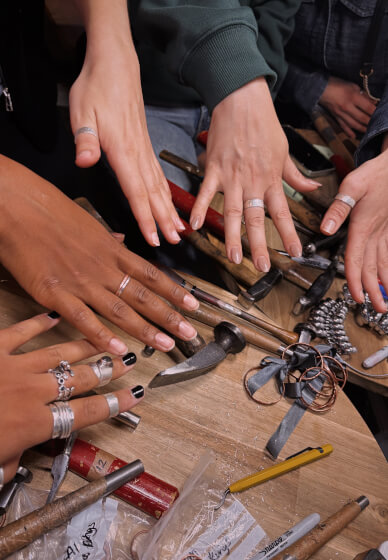 Get Hammered: Sterling Silver Ring Making and Wine Evening