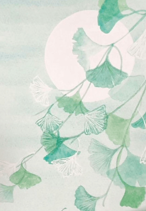 Gingko Leaves Watercolour Workshop