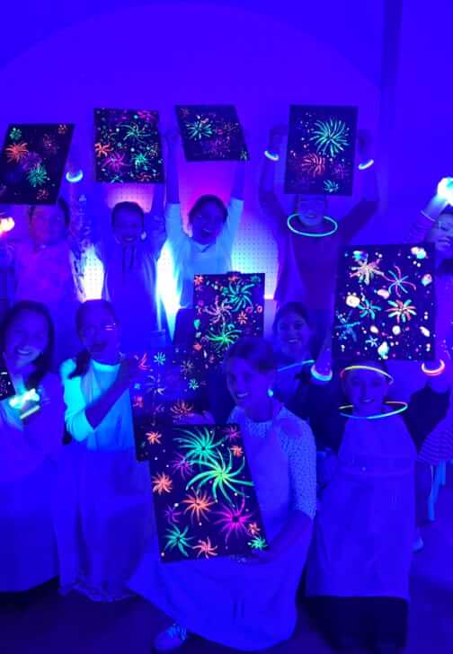 Glow in the Dark Paint Experience