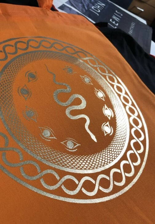 Gold Foil Screen Printing Workshop