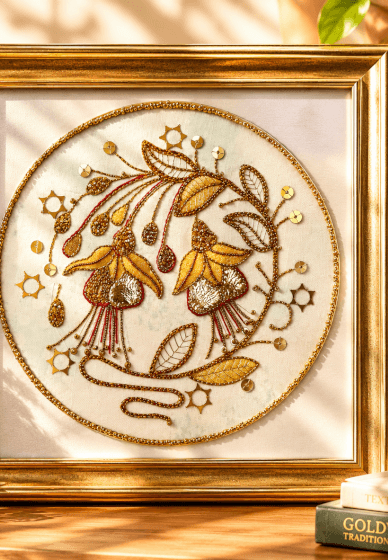 Gold Work Fuchsia Workshop