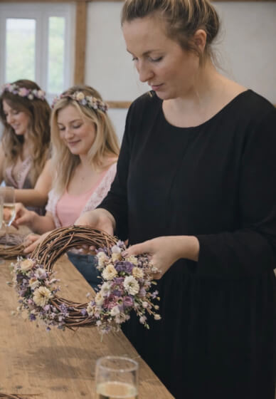 Group Creative Floral Arrangement Workshop
