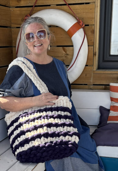 Hand Knitting Workshop: Betty Beach Bag