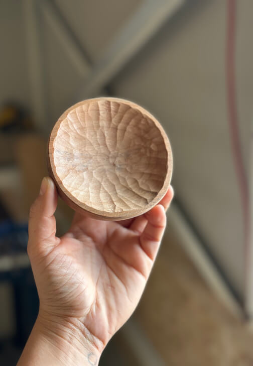 Hardwood Dish Woodcarving Class