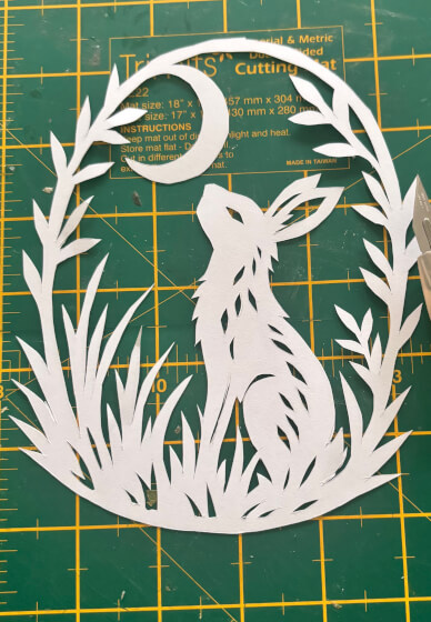 Hare Paper Cutting Workshop Suitable for Beginners