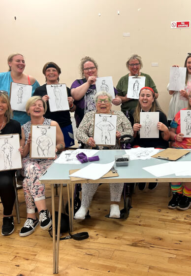 Hen Party Life Drawing Class in Manchester