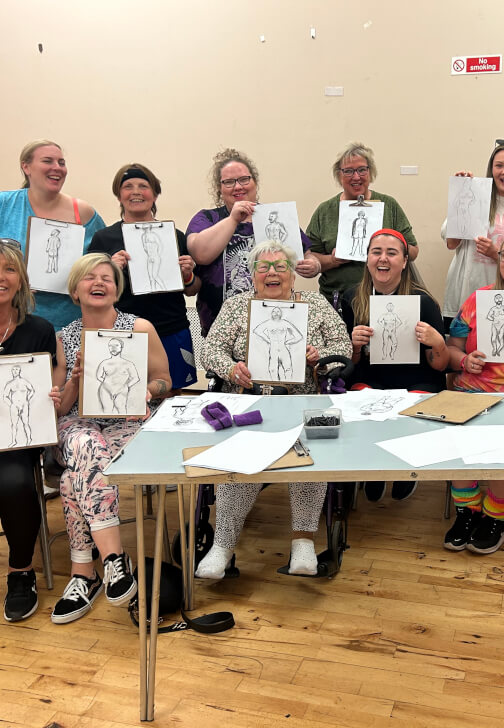 Hen Party Life Drawing Class in Manchester