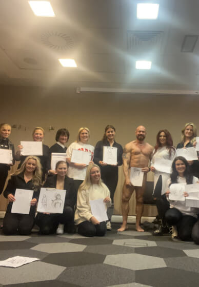 Hen Party Life Drawing in Newcastle