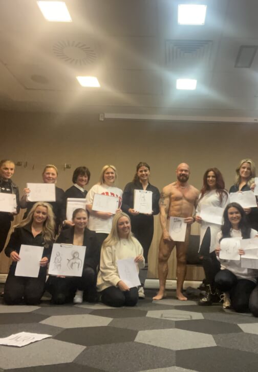 Hen Party Life Drawing in Newcastle