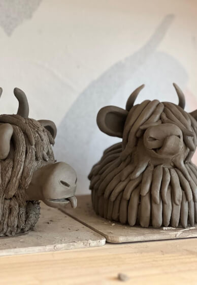 Highland Cow Sculpting Workshop
