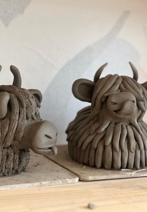 Highland Cow Sculpting Workshop
