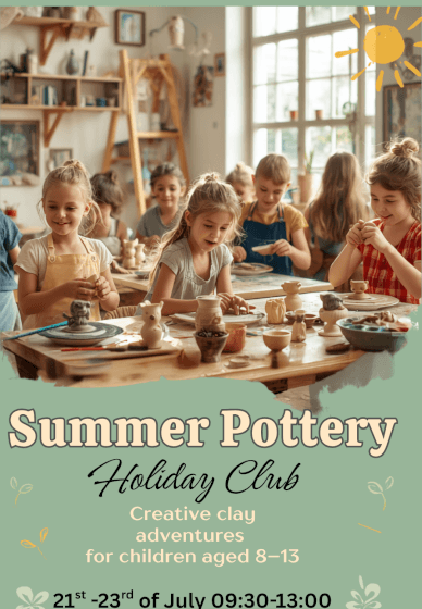 School Holiday Pottery Club for Kids