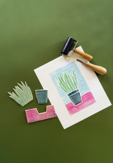 Improvers Lino Printing Workshop