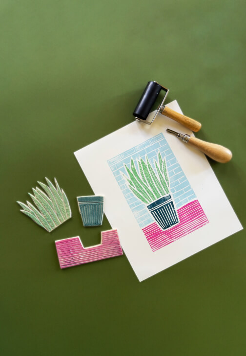Improvers Lino Printing Workshop