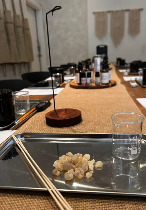 Incense Making and Sound Bath Class