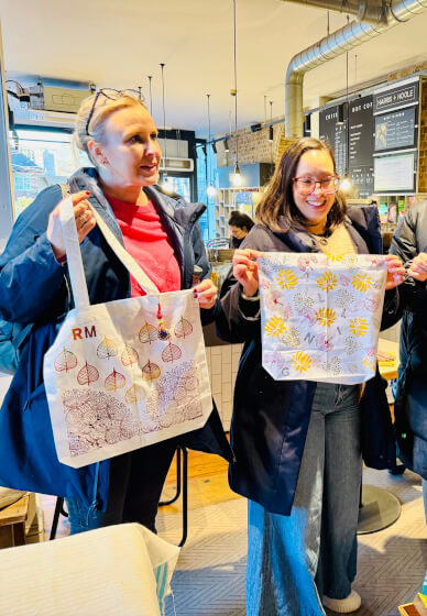 Indian Block Printing Workshop with Indian Tea and Snacks