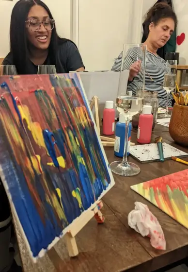 Intimate Sip and Paint Experience