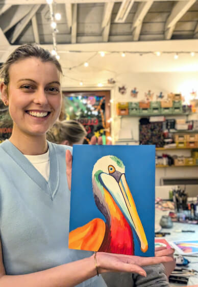 Intro to Acrylic Painting Course with Sally