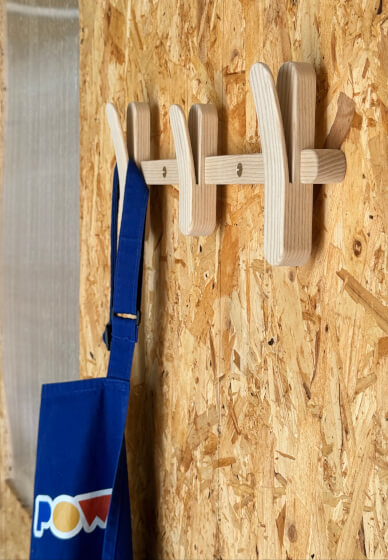 Introduction to Steambending Course - Wall-hung Coat Rack