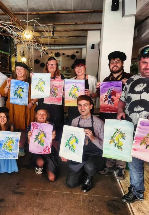 Italian Summer Art Class: Paint Amalfi Lemons