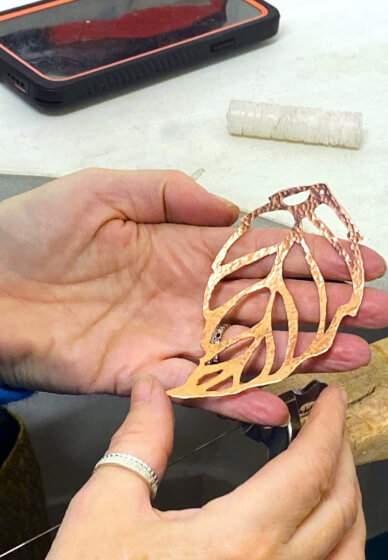 Jewellery Making: Autumn Leaf Decoration Class