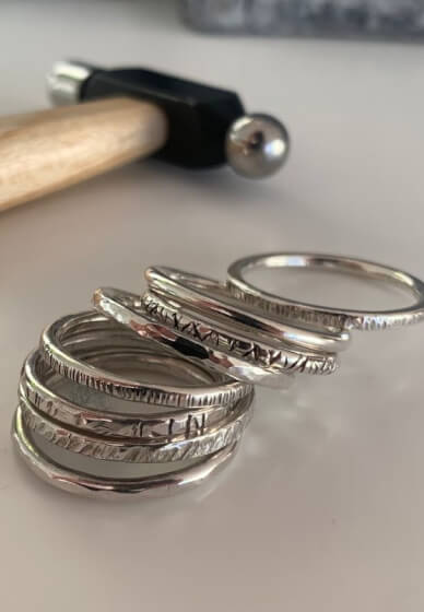 Jewellery Making Class - Stacking Rings