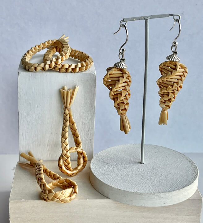 Jewellery Workshop: Plaited and Woven Straw Earrings
